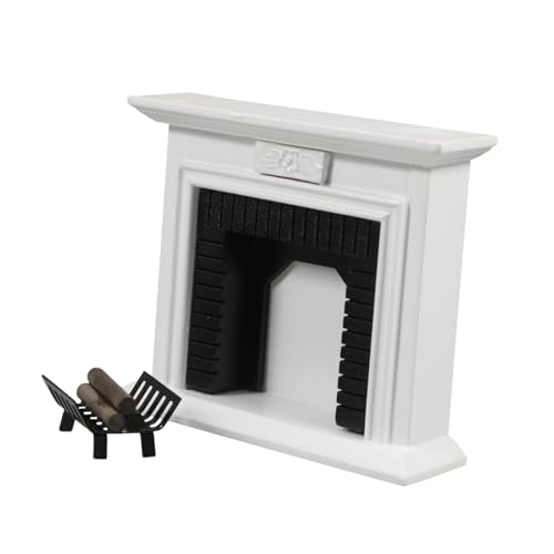 ERINGOGO 1 Satz Kinderspielzeug Klein Miniatur Puppe Möbel Mini-raumdekoration Mini -Kamin Brennholz Aus Holz Realistisches Brennholz Mini-Kamin Brennholz 1:12 Haushaltsverzierung Hölzern von ERINGOGO