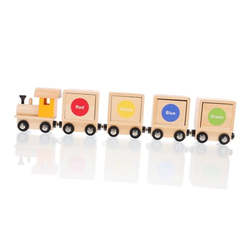 ERINGOGO 1 Satz Klassifiziertes Zugspielzeug Mini Paarung von Zugspielzeug Montessori- mit Farbsortierung Kleinkind Zug Farben kognitives Zug hölzern ERINGOGO 1 Satz Klassifiziertes Zugspielzeug Mini Paarung von Zugspielzeug Montessori- mit Farbsortierung Kleinkind Zug Farben kognitives Zug hölzern von ERINGOGO