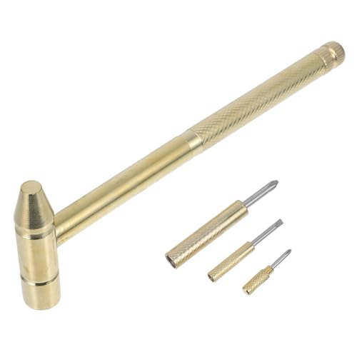 ERINGOGO 1 Satz Kleiner Metallhammer Strumpfwaren Für Ihn Hammerspielzeug Elektroschrauber Für Schiffe Werkzeug Schlägel Akku-bohrmaschine Nuss Treiber Säuglingsspielzeug Golden von ERINGOGO