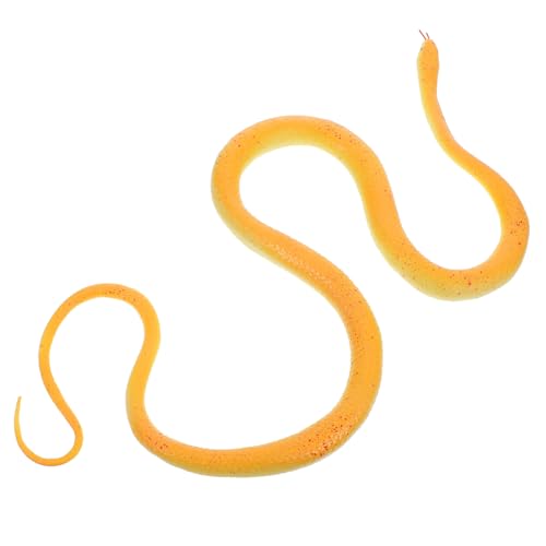 ERINGOGO 1 Satz Kniffliges Schlange Clip-Design lustiges Opfer gefälscht Plüsch Spiele Trickspielzeug für Partys Party Parodie Plastik Yellow von ERINGOGO
