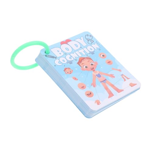 ERINGOGO 1 Satz Körperbewusstseinskarte Flash -Karten Schwarz-weiß-Kontrast-babyspielzeug Für Mädchen Kleinkinder Sensorisches Phonetik-Flash-Karten Papier Sky-Blue ERINGOGO 1 Satz Körperbewusstseinskarte Flash -Karten Schwarz-weiß-Kontrast-babyspielzeug Für Mädchen Kleinkinder Sensorisches Phonetik-Flash-Karten Papier Sky-Blue von ERINGOGO