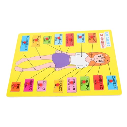 ERINGOGO 1 Satz Körperteile Puzzle lehrreich Kleinkinder Rätsel Hilfsmittel für den Kindergarten Vorschulunterrichtshilfe Körperteile kognitives Holz ERINGOGO 1 Satz Körperteile Puzzle lehrreich Kleinkinder Rätsel Hilfsmittel für den Kindergarten Vorschulunterrichtshilfe Körperteile kognitives Holz von ERINGOGO