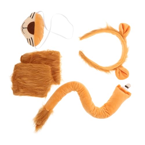 ERINGOGO 1 Satz Kostüm für Tier Cosplay Stirnband und Nase Tierische Requisiten für Kostümpartys Halloween Karneval und Maskeraden Einzigartige Accessoires ERINGOGO 1 Satz Kostüm für Tier Cosplay Stirnband und Nase Tierische Requisiten für Kostümpartys Halloween Karneval und Maskeraden Einzigartige Accessoires von ERINGOGO