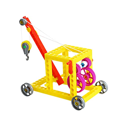 ERINGOGO 1 Satz Kran kreativ Set für Kinder experimentierkasten für Kinder Auto Spielzeug Lernspielzeug selber Machen Kinderspielzeug Modelle Kinderstammspielzeug Puzzle von ERINGOGO