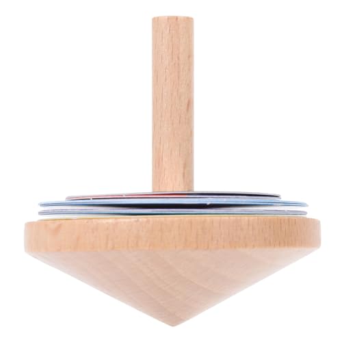 ERINGOGO 1 Satz Kreisel dartscheibe mitgebsel kühli seilwirbel gefreih Kind spinnt Bunte Oberteile Handspielzeug für Kinderoberteile Gyroskop selber Machen Holz von ERINGOGO