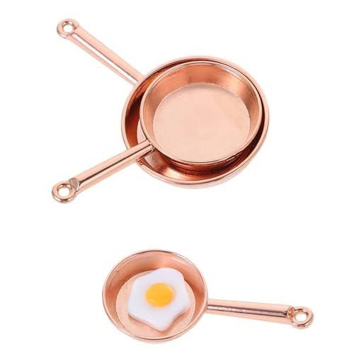 ERINGOGO 1satz Miniatur Pfanne Kochgeschirr Für Puppenhäuser Spielzeug-pfannen Zubehör Für Miniaturlandschaften Und Kreative Spiel-szenen ERINGOGO 1satz Miniatur Pfanne Kochgeschirr Für Puppenhäuser Spielzeug-pfannen Zubehör Für Miniaturlandschaften Und Kreative Spiel-szenen von ERINGOGO