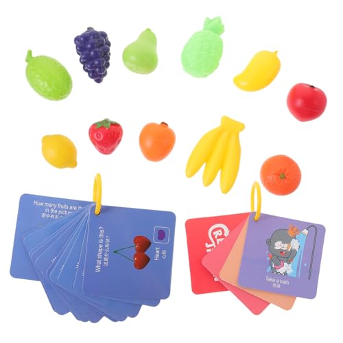 ERINGOGO 1 Satz Künstliche Früchte Lernspielzeug für Interaktive Bildkarten zur Form und Fruchterkennung für Kleinkinder im Alter von Jahren Vielseitig Einsetzbar für Bildung ERINGOGO 1 Satz Künstliche Früchte Lernspielzeug für Interaktive Bildkarten zur Form und Fruchterkennung für Kleinkinder im Alter von Jahren Vielseitig Einsetzbar für Bildung von ERINGOGO