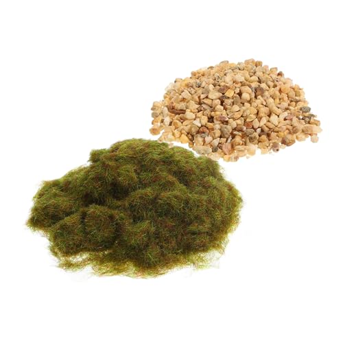 ERINGOGO 1 Satz Künstliches Gras für Miniaturgärten Static Grass und Steine für Sandtisch für Kreative Bastelprojekte und Dekoration von Bonsais und Terrarien ERINGOGO 1 Satz Künstliches Gras für Miniaturgärten Static Grass und Steine für Sandtisch für Kreative Bastelprojekte und Dekoration von Bonsais und Terrarien von ERINGOGO