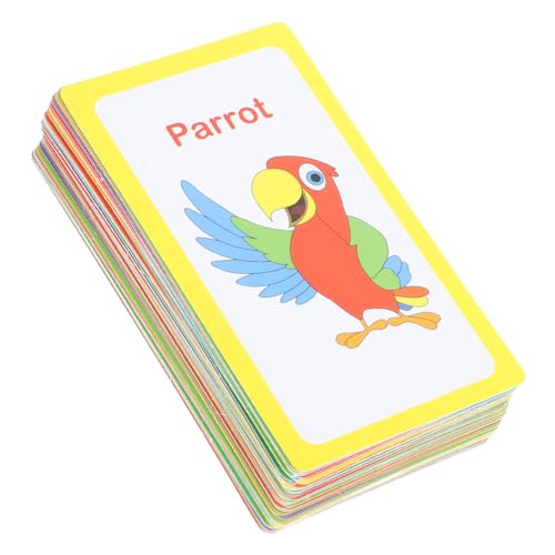 ERINGOGO 1 Satz Lernkarten für Kleinkinder Interaktive Flash Karten zur Frühen Entwicklung von Farben Formen und Tragbares Lernspielzeug für Zuhause und Unterwegs für Jahre von ERINGOGO