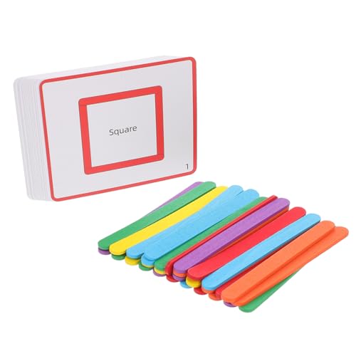 ERINGOGO 1 Satz Logic Stick -Spielzeuge Kinderspielzeug Kinderkonzentrationsstock Vorschulspielzeug Rätsel Puzzle-Stöcke Stickspielzeuge passendes Spielspielzeug Stöckespiel Holz von ERINGOGO
