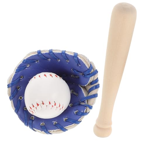 ERINGOGO 1 Satz Mini-Baseball Baseball-schlüsselanhänger Für Jungen Miniatur Softball-schlüsselanhänger in Großpackung Mini-sportbälle Zum Basteln Kleines Hauszubehör Holz von ERINGOGO