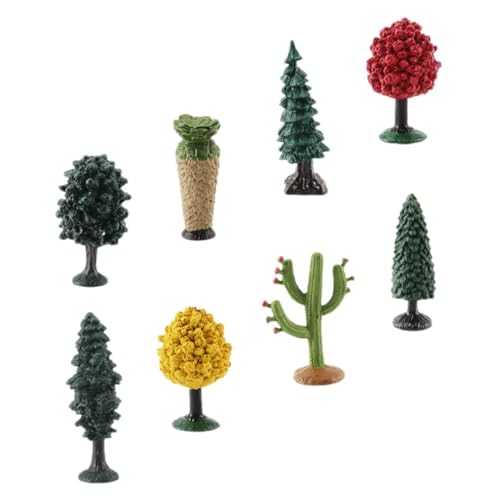 ERINGOGO 1satz Miniatur Baum Lebensechte Baumfiguren Für Garten Und Tischdeko Teiliges Verschiedenen Baumarten Für Wohnräume Und Bürodekoration von ERINGOGO