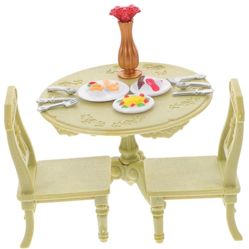 ERINGOGO 1 Satz Mini-Doppeltisch und Stuhl Mikro-Landschaftsmöbel Puppe Miniatur Dollhouse Accessories Dollhouse zubehör Mini-Hausmöbel aus Kunststoff Mini-Plastikstühle Abs Green ERINGOGO 1 Satz Mini-Doppeltisch und Stuhl Mikro-Landschaftsmöbel Puppe Miniatur Dollhouse Accessories Dollhouse zubehör Mini-Hausmöbel aus Kunststoff Mini-Plastikstühle Abs Green von ERINGOGO