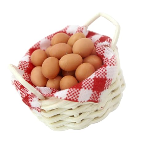 ERINGOGO Mini-Korb-Set Mit Miniaturen Für Jungen Und Mädchen Rollenspiele Für Mini-hausszenen Feine Verarbeitung von ERINGOGO
