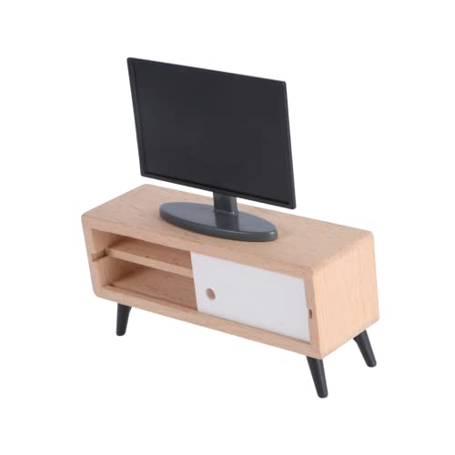 ERINGOGO 1 Satz Mini Fernseher Kleine Miniaturmöbel Und Zubehör Miniaturen Fernsehmaterialien Dekoration Tv Modelldekor Simuliertes Gerät Rollenspielspielzeug Für Tv von ERINGOGO