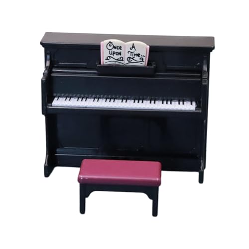 ERINGOGO 1 Satz Mini-Klavier-Ornament für kinderspielzeug Kid Toys Miniatur-Klavierfiguren Miniaturhaus Kit Möbel dekoratives Klaviermodell Mini-DIY- Plastik Black ERINGOGO 1 Satz Mini-Klavier-Ornament für kinderspielzeug Kid Toys Miniatur-Klavierfiguren Miniaturhaus Kit Möbel dekoratives Klaviermodell Mini-DIY- Plastik Black von ERINGOGO