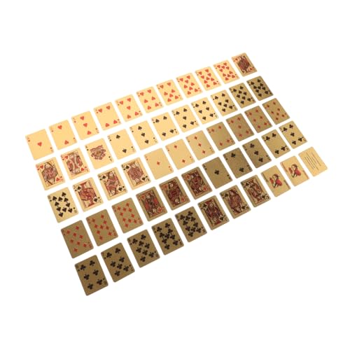 ERINGOGO 1 Satz Mini-Pokerspielzeug Partybevorzugungen für Kartenspiel wasserfeste Pokerkarten zappeln goldene Spielkarten lernspielzeug Kinderspielzeug Karten Plastik ERINGOGO 1 Satz Mini-Pokerspielzeug Partybevorzugungen für Kartenspiel wasserfeste Pokerkarten zappeln goldene Spielkarten lernspielzeug Kinderspielzeug Karten Plastik von ERINGOGO