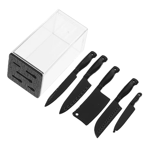ERINGOGO 1satz Miniatur Küchenutensilien Transparentes Dollhouse Cutter Zubehör Für Realistische Küchen-Dekoration Geeignet Für Mini-häuser Und Modellbau von ERINGOGO