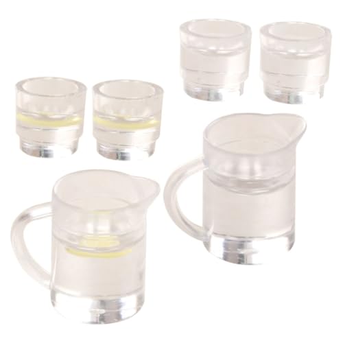 ERINGOGO 1 Satz Mini-wasserbecher Flasche Puppe Schwimmbad Spender Miniatur-Wasser- -Requisite Mini-wasserkocher Mini-Essen Mini-Wasser-limonaden-Set Plastik ERINGOGO 1 Satz Mini-wasserbecher Flasche Puppe Schwimmbad Spender Miniatur-Wasser- -Requisite Mini-wasserkocher Mini-Essen Mini-Wasser-limonaden-Set Plastik von ERINGOGO