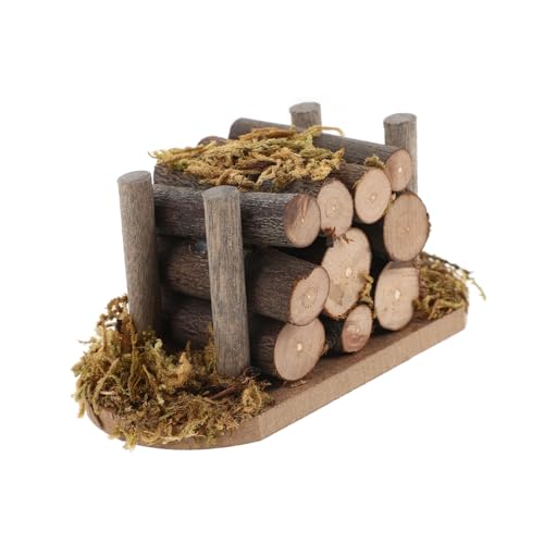 ERINGOGO 1 Satz Miniatur Feuerholz für Puppenhaus Realistische Dekoration für Miniatur Garten Szenen für Kreative Spielzeuge und Fotorequisiten von ERINGOGO