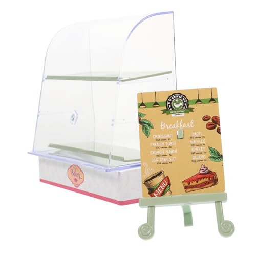 ERINGOGO 1 Satz Miniatur-kuchenschrank Bausatz Puppenhaus Figuren Zubehör Regal Anzeige Miniatur-bäckerei-kuchenschrank Minischrank Simulation Mini-Schrank Plastik ERINGOGO 1 Satz Miniatur-kuchenschrank Bausatz Puppenhaus Figuren Zubehör Regal Anzeige Miniatur-bäckerei-kuchenschrank Minischrank Simulation Mini-Schrank Plastik von ERINGOGO