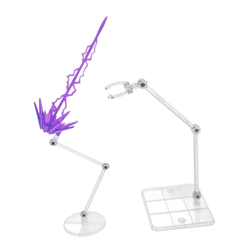 ERINGOGO 1 Satz Modellzubehör Für Spezialeffekte Actionfiguren-Display Displayhalter Für Actionfiguren Anzeige Steht Display-ständer Actionfiguren Mit Spezialeffekten Plastik Violett von ERINGOGO