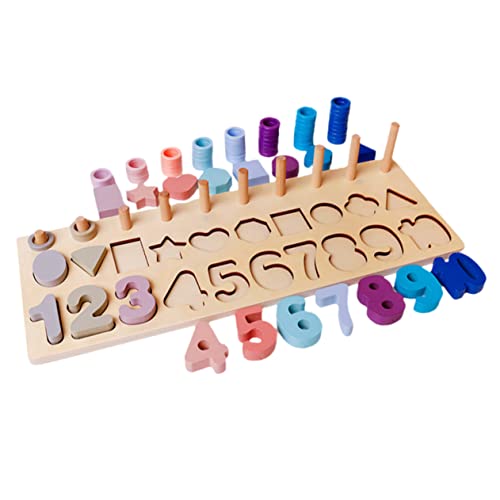 ERINGOGO 1 Satz Montessori Holzpuzzle für Kleinkinder Geometrische Formen und Lernspielzeug Sicheres Holzmaterial Fördert Kreativität und Logisches für Frühes Lernen Freunden ERINGOGO 1 Satz Montessori Holzpuzzle für Kleinkinder Geometrische Formen und Lernspielzeug Sicheres Holzmaterial Fördert Kreativität und Logisches für Frühes Lernen Freunden von ERINGOGO