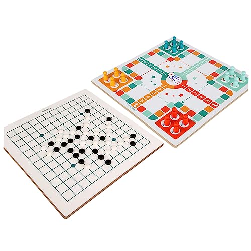 ERINGOGO 1satz Interaktives Spielbrett Für Familie Multifunktionales Holzspiel Fliegendes Schach Fünf -Reihe Pädagogisches Spielzeug Für Eltern Für Spieleabende Und ERINGOGO 1satz Interaktives Spielbrett Für Familie Multifunktionales Holzspiel Fliegendes Schach Fünf -Reihe Pädagogisches Spielzeug Für Eltern Für Spieleabende Und von ERINGOGO