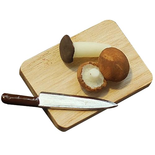 ERINGOGO 1 Satz Pilzschneidebrettmodell Miniatur Mini-Schneidebrett Schneidebrett, Lebensmittelzubehör Küche Geschirr Puppenhaus Mini-Tablett DIY Mini House Kit Plastik ERINGOGO 1 Satz Pilzschneidebrettmodell Miniatur Mini-Schneidebrett Schneidebrett, Lebensmittelzubehör Küche Geschirr Puppenhaus Mini-Tablett DIY Mini House Kit Plastik von ERINGOGO