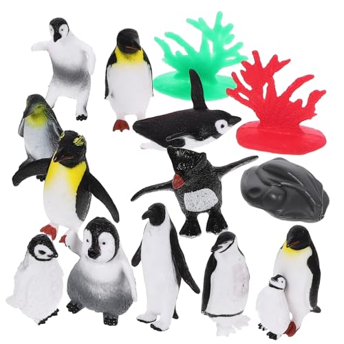 ERINGOGO 1 Satz Pinguin Figuren Realistische Pinguin Deko Modelle Tierfiguren für Sandkasten Fotografie und Lernspielzeug und ERINGOGO 1 Satz Pinguin Figuren Realistische Pinguin Deko Modelle Tierfiguren für Sandkasten Fotografie und Lernspielzeug und von ERINGOGO