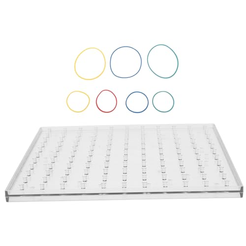 ERINGOGO 1 Satz Pinnian -unterrichtshilfen Pädagogisches Puzzlebrett Stecktafeln Nagelbrett Pädagogische Stütze Für Mathematisches Geoboard Steckbrett Gummiband ERINGOGO 1 Satz Pinnian -unterrichtshilfen Pädagogisches Puzzlebrett Stecktafeln Nagelbrett Pädagogische Stütze Für Mathematisches Geoboard Steckbrett Gummiband von ERINGOGO
