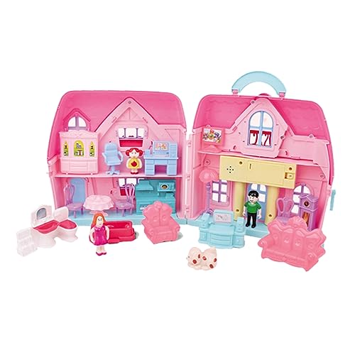 ERINGOGO Puppenhaus-möbelset Fantasie-Spielzeug Für Kleinkinder Puppenhaus Für Jungen Und Mädchen Simulation Licht Zufällige Farbe ERINGOGO Puppenhaus-möbelset Fantasie-Spielzeug Für Kleinkinder Puppenhaus Für Jungen Und Mädchen Simulation Licht Zufällige Farbe von ERINGOGO