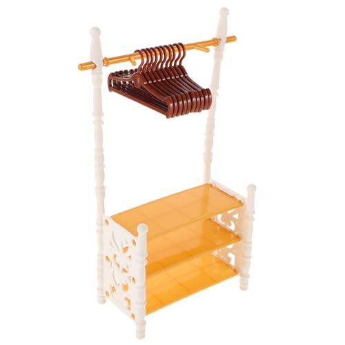 ERINGOGO Puppen-aufbewahrungsregal Mit Kleiderbügeln Für Jungen Und Mädchen 1 Set Puppengarderobe Kleiderständer Im Europäischen Design Zur Aufbewahrung Kleiner Anzüge Und Kleidung ERINGOGO Puppen-aufbewahrungsregal Mit Kleiderbügeln Für Jungen Und Mädchen 1 Set Puppengarderobe Kleiderständer Im Europäischen Design Zur Aufbewahrung Kleiner Anzüge Und Kleidung von ERINGOGO