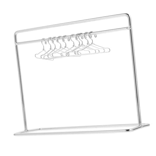 ERINGOGO 1 Satz Puppen Kleidung Puppen Klamotten Kleiderständer für Puppenmöbel puppenbügel Miniaturen Puppenkleiderbügel Plüschpuppen Miniatur-Trockengestelle Miniatur kleiderständer Eisen ERINGOGO 1 Satz Puppen Kleidung Puppen Klamotten Kleiderständer für Puppenmöbel puppenbügel Miniaturen Puppenkleiderbügel Plüschpuppen Miniatur-Trockengestelle Miniatur kleiderständer Eisen von ERINGOGO