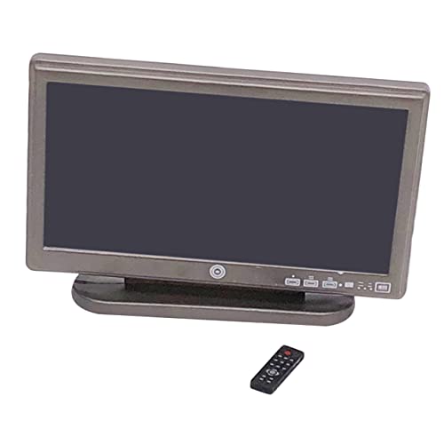 ERINGOGO 1 Satz Puppenhaus-Fernseher Kinderspielzeug Puppenhausszene Requisite Puppenhaus -Accessoire Mini-flachbildfernseher-Modell Kleines Tv-Modell Mini-hausverzierung Plastik Black von ERINGOGO