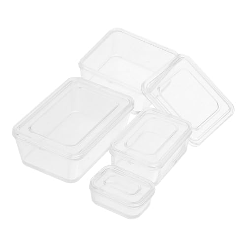 ERINGOGO 1 Satz Puppenhaus-Lunchbox Mini- Container Miniaturen Mini- Miniatur-Sushi-bento-behälter Korb Bausatz Küchenzubehör Für Puppenstuben Lunch-Box Miniaturgehäuse Plastik von ERINGOGO