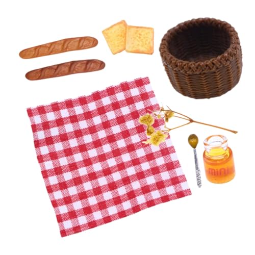 ERINGOGO 1satz Miniatur Frühstücksset Mit Brot Und Aufstrich Teiliges Puppenhaus Zubehör Für Realistische Deko Und Spielmöglichkeiten Für Puppenhausliebhaber Und Miniatur-enthusiasten ERINGOGO 1satz Miniatur Frühstücksset Mit Brot Und Aufstrich Teiliges Puppenhaus Zubehör Für Realistische Deko Und Spielmöglichkeiten Für Puppenhausliebhaber Und Miniatur-enthusiasten von ERINGOGO