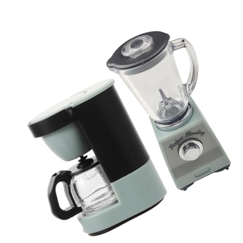 ERINGOGO Miniatur-Spielzeug – 1 Set Mini-Kaffee- Und Entsaftermaschine Für Puppenhaus- von ERINGOGO