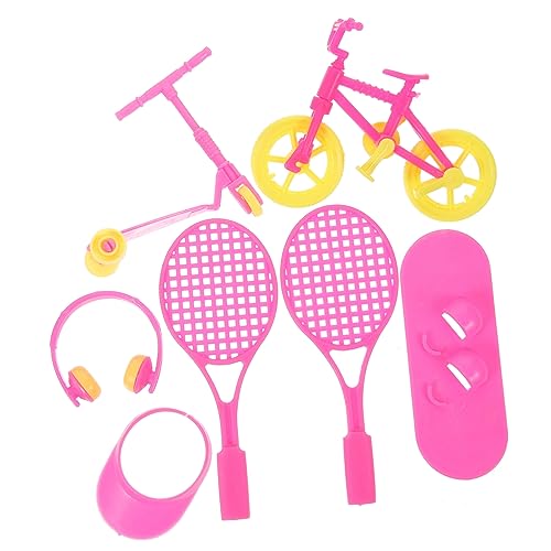 ERINGOGO 1 Satz Puppenhaus Zubehör Mini-Puppenkoffer-Spielset puppenhaus Koffer Minikoffer für Puppe Puppen-Sportspielset Puppenhaus-Rollenspielset Plastik Zufällige Farbe von ERINGOGO