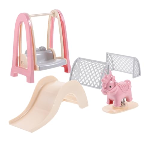 ERINGOGO Miniatur-mini-rutsche Fußballtor – 1 Set Miniatur-hausdekor Für Kinder Und Erwachsene von ERINGOGO