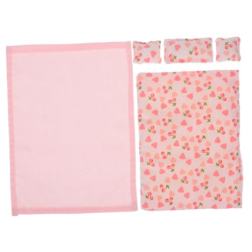 ERINGOGO 1 Satz Puppenhauslaken Bett Puppenkleidung Trolle Puppenhausdecke Mädchen puppenstubenmöbel Dollhouse Furniture puppenhauszubehör Miniaturdecke Miniaturkissen Stoff Rosa ERINGOGO 1 Satz Puppenhauslaken Bett Puppenkleidung Trolle Puppenhausdecke Mädchen puppenstubenmöbel Dollhouse Furniture puppenhauszubehör Miniaturdecke Miniaturkissen Stoff Rosa von ERINGOGO