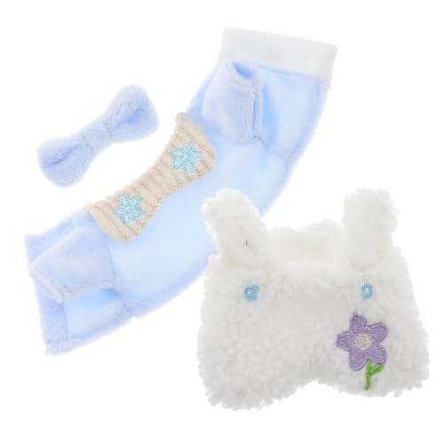 ERINGOGO 1 Satz Puppenkleidung Plüschkleidung Puppen-Outfit Mode für Kuscheltiere DIY Puppenmode Kleidung Kleider klein Hund realistisch Abschluss Sachen Polyester von ERINGOGO
