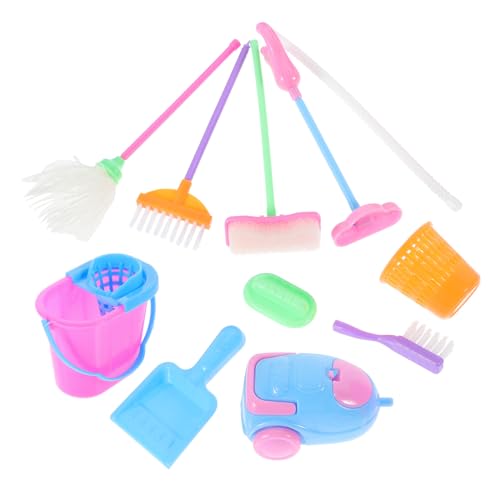 ERINGOGO Mini-spielzeugset Für Jungen Und Mädchen Interaktive Puppenreinigungswerkzeuge Spielzeugset Für Jungen Und Mädchen von ERINGOGO