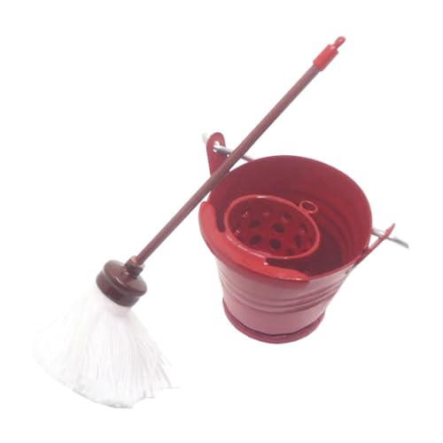 ERINGOGO 1 Satz Putzeimer Wischmop Mopp-Modell Pädagogisches Puppenhauszubehör Mini-hausbedarf Kleines Hauszubehör Mini-schnallendekor Fotodekoration Eimer-Modell Legierung ERINGOGO 1 Satz Putzeimer Wischmop Mopp-Modell Pädagogisches Puppenhauszubehör Mini-hausbedarf Kleines Hauszubehör Mini-schnallendekor Fotodekoration Eimer-Modell Legierung von ERINGOGO