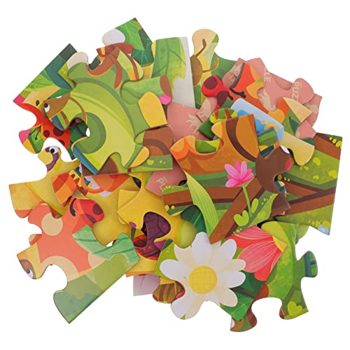 ERINGOGO 1 Satz Puzzle für Kinder Kinderspielzeug für Mädchen Holzpuzzles für Kleinkinder Mädchen Spielzeug Spielzeuge Puzzle Kleinkind Rätsel für Kinder im Alter von 3-5 Jahren Papier von ERINGOGO