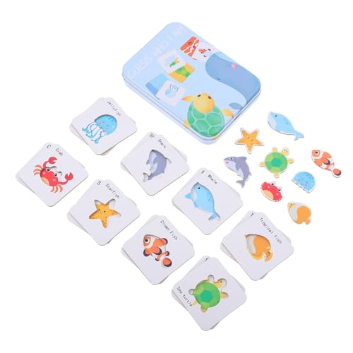 ERINGOGO 1 Satz Puzzle Geist Formerkennungsspielzeug Intellektuelles Spiel Logisches Trainingsspielzeug Interaktives Spielbrett Interaktives Für Holz von ERINGOGO