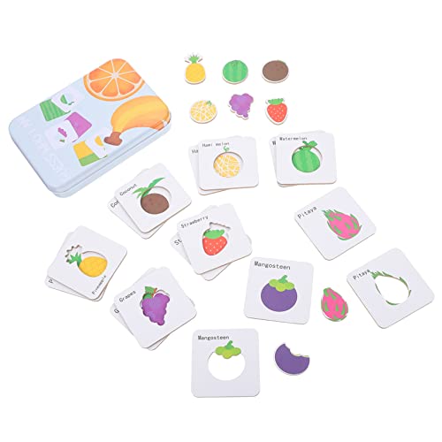 ERINGOGO 1 Satz Puzzle Geist intellektuelles Spiel lehrreich Trainingsspielzeug für logisches Trainingsspielzeug Kinderspielzeug Kognitionskarten- Holz ERINGOGO 1 Satz Puzzle Geist intellektuelles Spiel lehrreich Trainingsspielzeug für logisches Trainingsspielzeug Kinderspielzeug Kognitionskarten- Holz von ERINGOGO