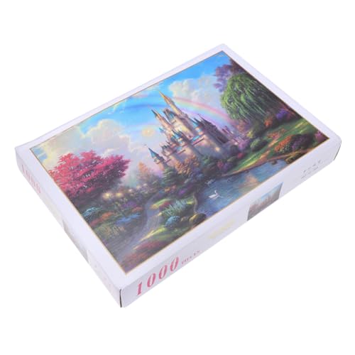 ERINGOGO 1 Satz Puzzle Teile Traumhaftes Schloss Puzzles für Papierpuzzle mit Landschaftsmotiv Fördert Kreativität und Druckabbau für Alter ERINGOGO 1 Satz Puzzle Teile Traumhaftes Schloss Puzzles für Papierpuzzle mit Landschaftsmotiv Fördert Kreativität und Druckabbau für Alter von ERINGOGO