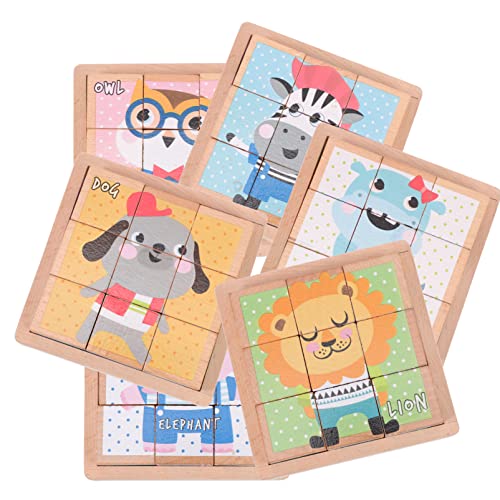 ERINGOGO 1 Satz Puzzle für Pädagogisches Lernspielzeug mit Bunten Blöcken Fördert Farben und Motorik für Kleinkinder und Vorschulkinder Teiliges Holzbox Tierdesign ERINGOGO 1 Satz Puzzle für Pädagogisches Lernspielzeug mit Bunten Blöcken Fördert Farben und Motorik für Kleinkinder und Vorschulkinder Teiliges Holzbox Tierdesign von ERINGOGO