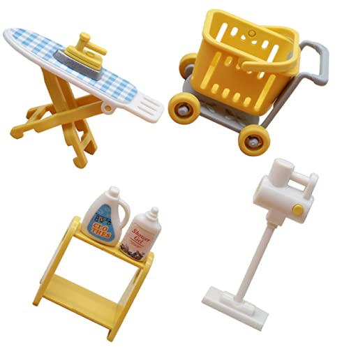 ERINGOGO 1satz Interaktive Mini-Waschmaschine Spielzeugset Für Mädchen Teiliges Set Mit Staubsauger Und Zubehör Lernspielzeug Für Frühe Und Eltern- Mädchen-interaktion Sicheres Design von ERINGOGO